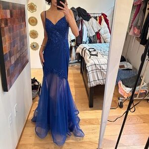 TLC Royal Blue Prom Dress